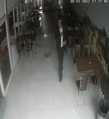 Restorandan hırsızlık  kamerada