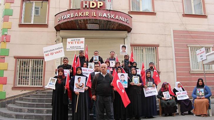 Diyarbakır'daki evlat nöbetinde aile sayısı 333 oldu