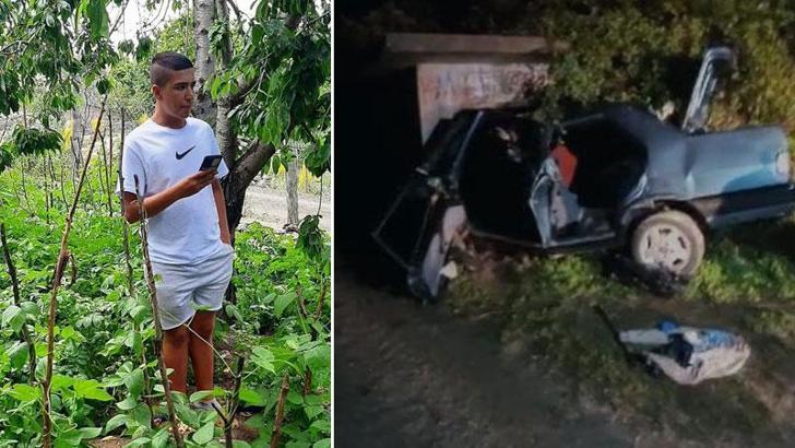 Liselilerin bulunduğu otomobil, atıl haldeki trafo binasına çarptı: 1 ölü