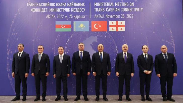 Çavuşoğlu: Orta Koridor’da 2022’de taşınan kargo hacminin 2021’in 6 katı olması bekleniyor