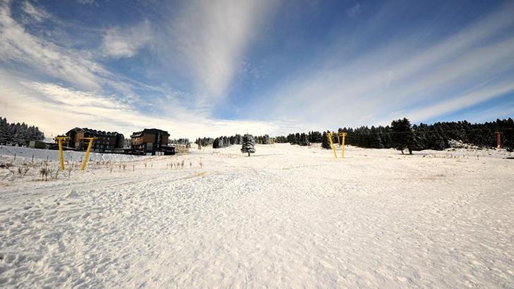 Uludağ'da kar kalınlığı 3 santimetre