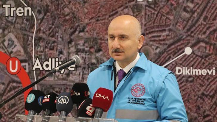 Bakan Karaismailoğlu: AKM-Gar-Kızılay Metro Hattı'nı 2023 başında açacağız