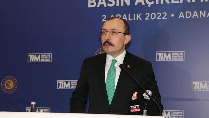 Bakan Muş: İhracat rakamı geçen yıla göre yüzde 1,9 artarak 21,9 milyar dolara ulaştı