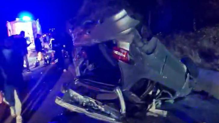 Zigana Dağı'nda otomobil takla attı: 1 ölü, 5 yaralı