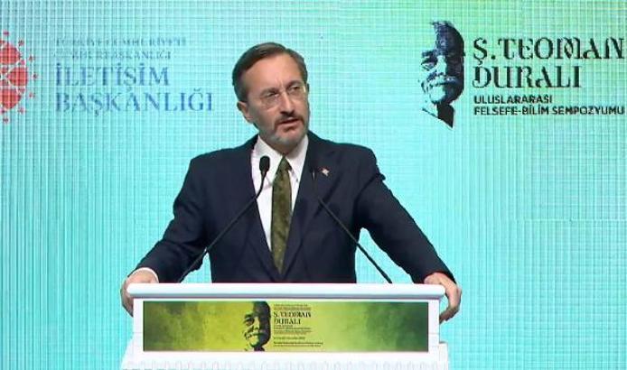 İletişim Başkanı Altun: Teoman Duralı, Türk düşünce dünyasının zenginliğidir