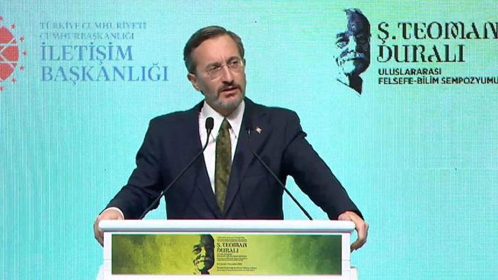 İletişim Başkanı Altun: Teoman Duralı, Türk düşünce dünyasının zenginliğidir