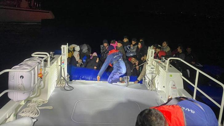 Bodrum açıklarında 37 kaçak göçmen yakalandı