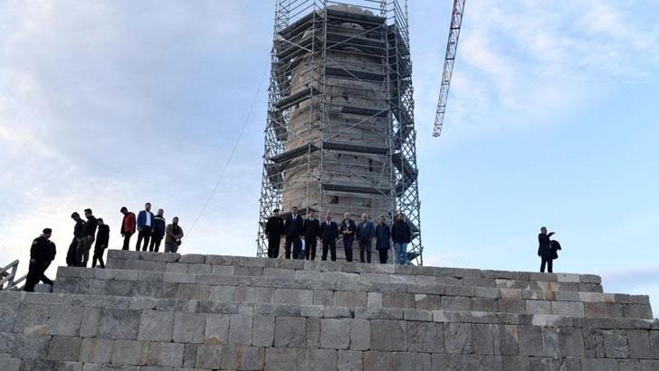 Patara deniz feneri 16 metreye yükseldi