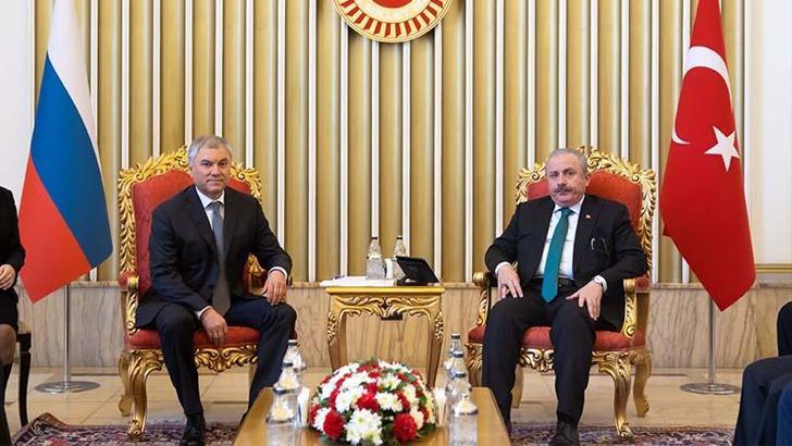 TBMM Başkanı Şentop: Türkiye-Rusya ilişkileri sadece ikili ilişkilerden ibaret değil