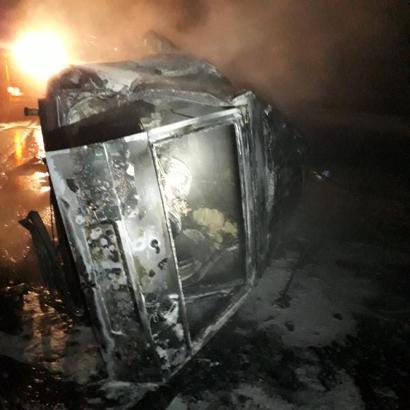 TIR ile çarpışıp, yanan otomobilin sürücüsü öldü