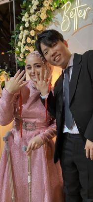 Rize'ye Güney Kore'den damat