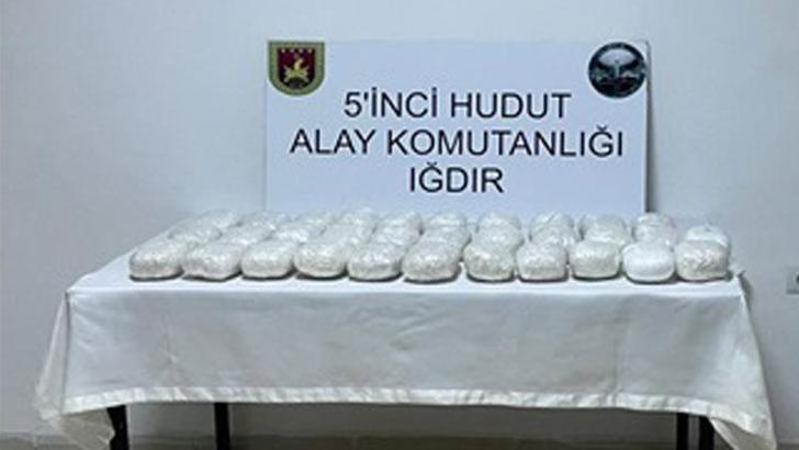 MSB: Hudut hattında 31,5 kilo metamfetamin ele geçirildi