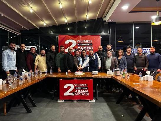 Adana Masası 2’nci yılını meslektaşlarıyla kutladı