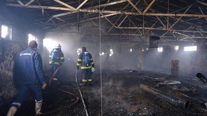 Tavuk çiftliğinde çıkan yangında 23 bin civciv öldü