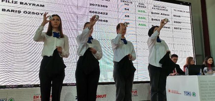 Ordu’da 'İlk Evim, İlk İş Yerim' projesinde 1611 konutun kurası çekildi