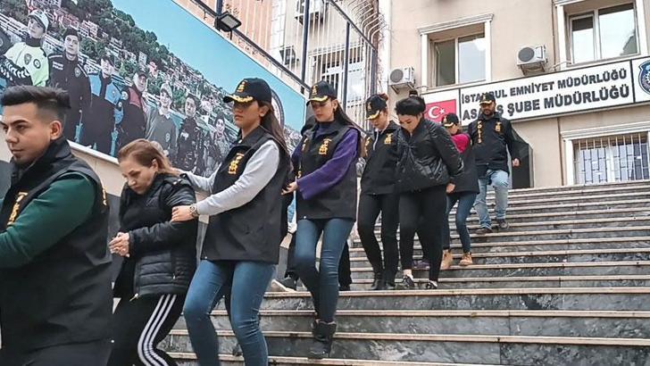 İstanbul'da fuhuş operasyonu; 7 gözaltı
