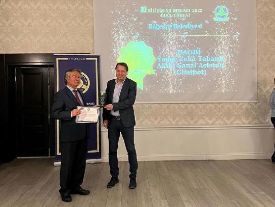 Bağcılar Belediyesi’ne Bilişim Yıldızları Proje Yarışması’ndan ödül