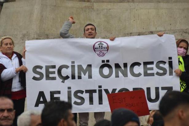 Ankara'da mahkum yakınlarından 'genel af' talebi