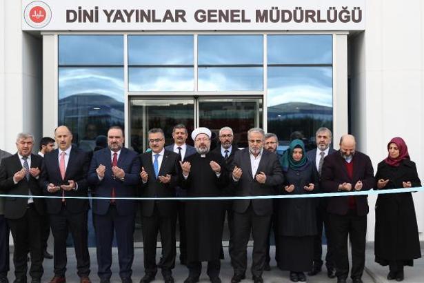 Dini Yayınlar Genel Müdürlüğü'nün hizmet binası açıldı