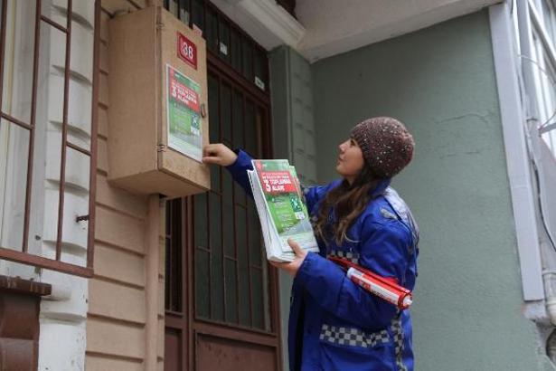 Küçükçekmece’de 41 bin binaya, ‘alternatif acil toplanma alanı etiketi’