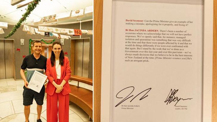 Yeni Zelanda Başbakanı Ardern’in sözlü hakareti açık arttırmada satılıyor