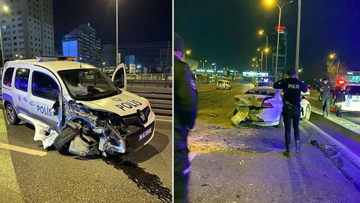 Avcılar'da başlayan hırsız kovalamacası Beylikdüzü'nde kazayla bitti