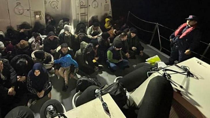 Bodrum'da 70 kaçak göçmen yakalandı, 1 organizatör tutuklandı