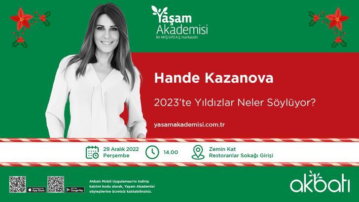 Hande Kazanova’dan ‘2023’te yıldızlar neler söylüyor?’ söyleşisi