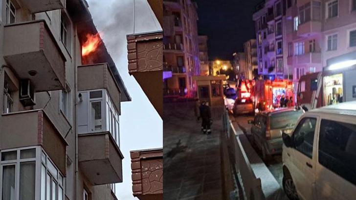 Yangında yatalak hasta öldü, eşi yaralandı