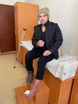 Kopan el parmağı yerine ayak parmağı dikildi