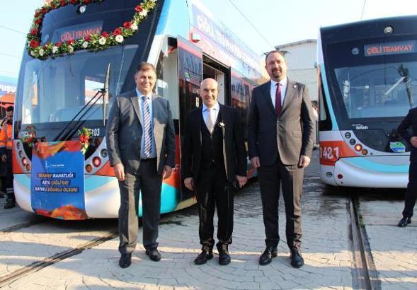 Çiğli Tramvayı'nda test sürüşleri başladı