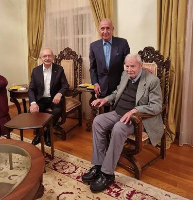 Kılıçdaroğlu, eski Başbakan Yardımcısı Cevheri ile görüştü