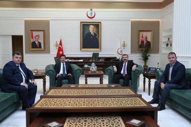 Kınık'tan Hamza Dağ'a hastane teşekkürü