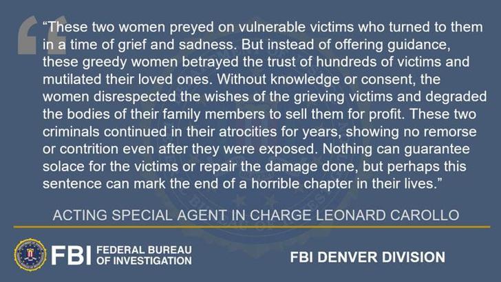 Cenaze evi sahibi iki kadın, 560 ölünün naaşını parçalayıp satmaktan mahkum oldu