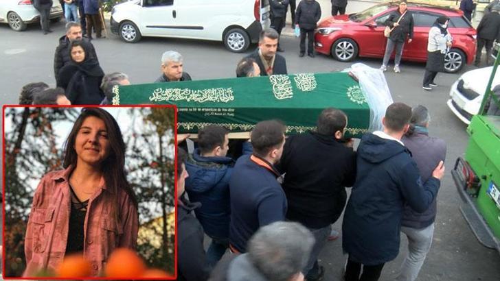 Kartal'da öldürülen Cansu Demirel için cenaze töreni