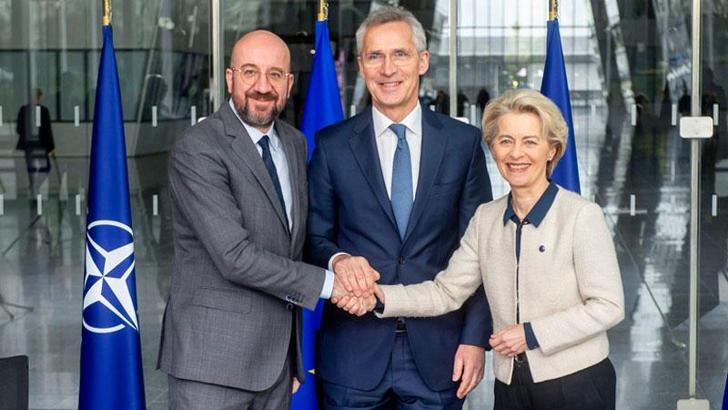 NATO Genel Sekreteri Stoltenberg, AB liderleriyle görüştü