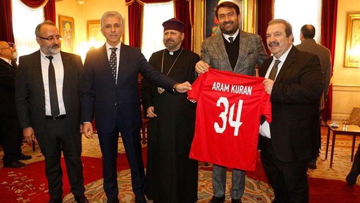 TFF'den Ermenistan maçı öncesi Ermeni Patrikhanesi'ne dostluk ziyareti