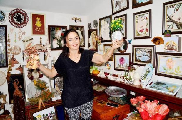 Evi sanat galerisi gibi