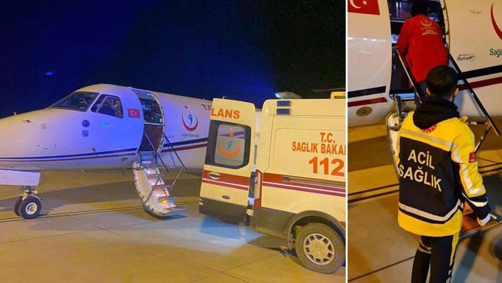 Ambulans uçak, Jiyan bebek için havalandı