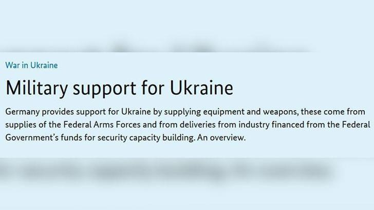 Almanya’dan Ukrayna’ya silah yardımı