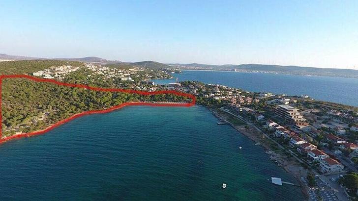 Paşalimanı Koyu'ndaki 120 dönüm arsaya ihtiyati tedbir kararı