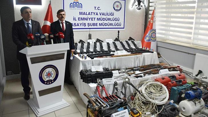 Malatya'da hırsızlık çetesine operasyon: 12 gözaltı