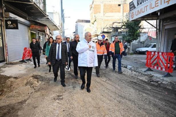 Başkan Kara, sokak sağlıklaştırma çalışmalarını yerinde inceledi