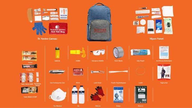 Boyner Grup’tan çalışanlarına deprem çantası