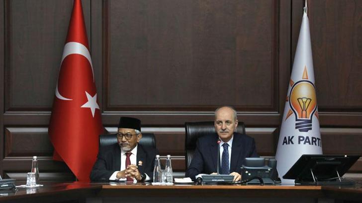 AK Parti'li Kurtulmuş, Endonezya Adalet ve Refah Partisi Genel Başkanı ile görüştü