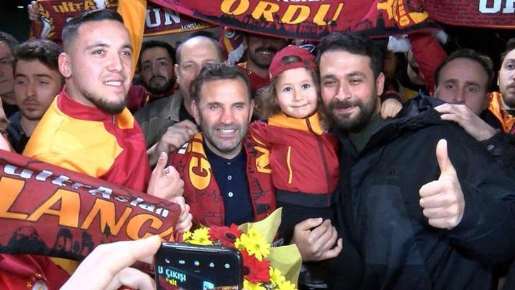 Galatasaray kafilesi Giresun'da