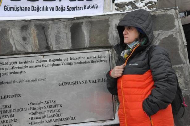 Zigana’da çığ felaketinde ölen dağcılar anıldı