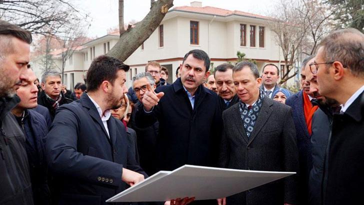 Bakan Kurum: Yenilenen Saraçoğlu Mahallesi nisanda açılacak