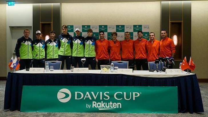 Teniste Davis Cup Türkiye-Slovenya eşleşmesinin kuraları çekildi