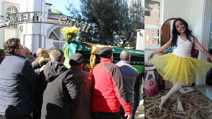 Sömestirde ziyarete gittiği anneannesiyle evde ölü bulunan Ecrin, son yolculuğuna uğurlandı